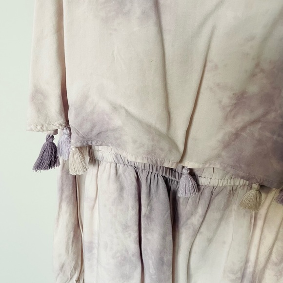 American Eagle Tie Dye Cold Shoulder Romper - Picture 8 of 8